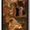 Jesus On The Cross Saves People Christian Gift For Son Of God Framed Canvas Framed Prints, Canvas Paintings