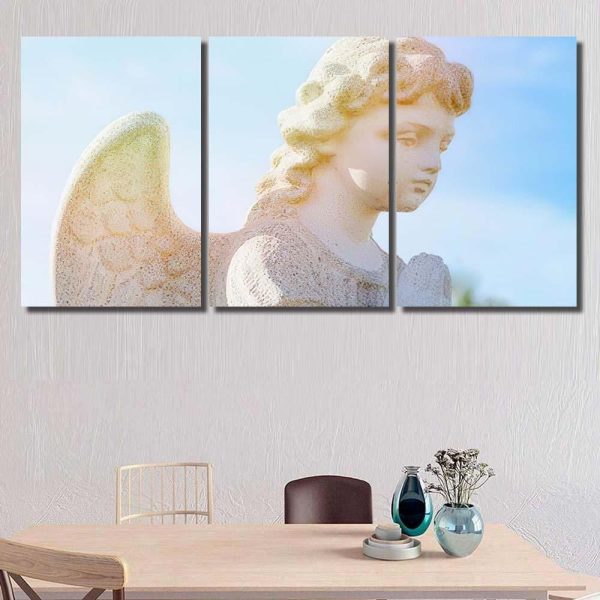 Nice Angel Sunlight Religion Christianity Faith Christian Premium Multi Canvas Prints, Multi Piece Panel Canvas Luxury Gallery Wall Fine Art Print - Image 5