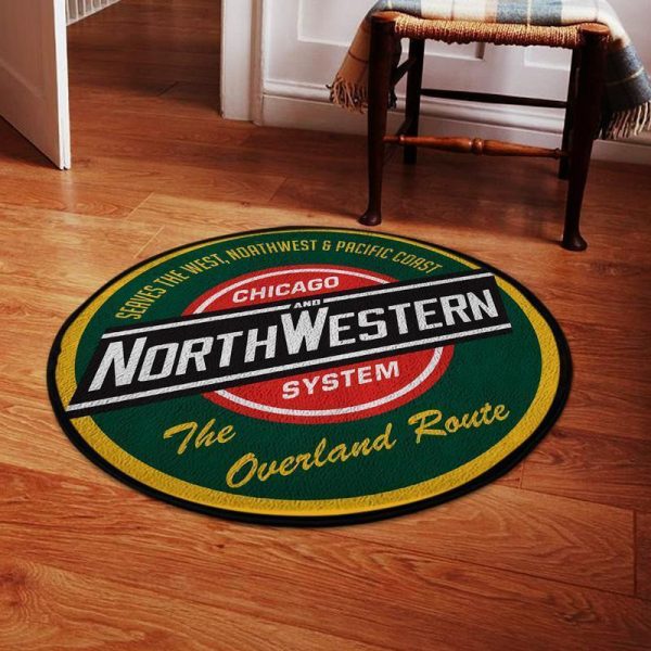 Chicago Round Mat Chicago Northwestern Round Floor Mat Room Rugs Carpet Outdoor Rug Washable Rugs