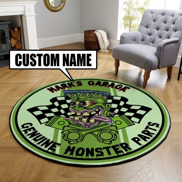 Personalized Monster Parts Round Mat Round Floor Mat Room Rugs Carpet Outdoor Rug Washable Rugs - Image 2