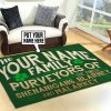 Personalized Shenanigans Family Area Rug Carpet