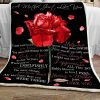 Rose Blanket Gift For Mom You Mean The World To Me