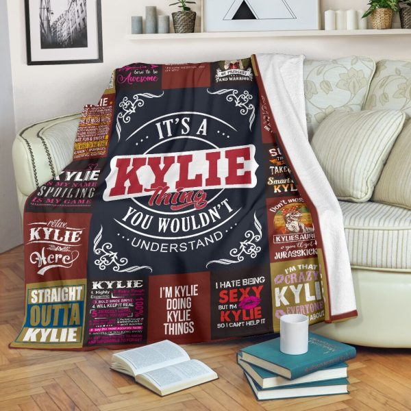 Kylie Things You Wouldn't Understand Fleece Blanket Customized Name Fl - Image 2