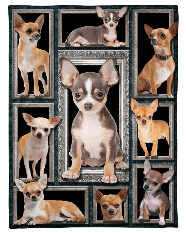 Baby Chihuahua Meaningful Gifts For Dog Lovers Fleece Blanket - Image 6