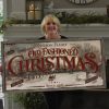 here Canvas Old Fashioned Christmas | Santa Christmas Decor Sign | Personalized Christmas Sign | Farmhouse Christmas | Farm Wall Decor | Distressed Sign