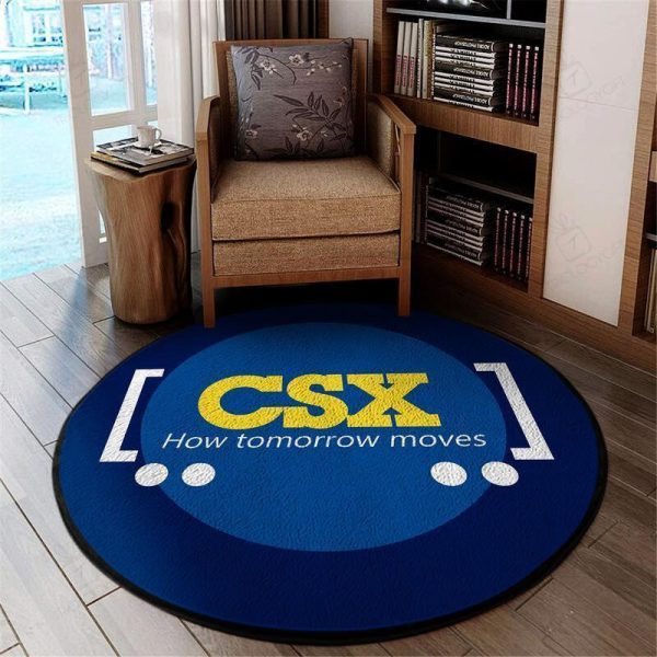 Csx Round Mat Csx Railroad Round Floor Mat Room Rugs Carpet Outdoor Rug Washable Rugs