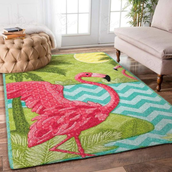 Flamingo Rectangle Rug Decor Area Rugs For Living Room Bedroom Kitchen Rugs Home Carpet Flooring Rs013640 Print