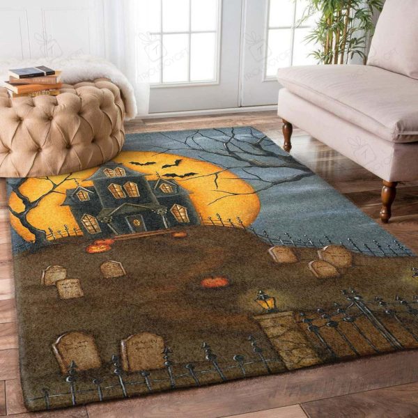 Halloween Rectangle Rug Decor Area Rugs For Living Room Bedroom Kitchen Rugs Home Carpet Flooring Rs015294 Print