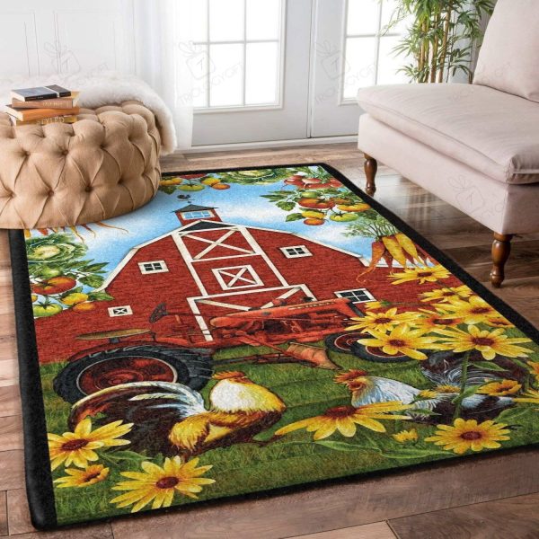 Farm Rectangle Rug Decor Area Rugs For Living Room Bedroom Kitchen Rugs Home Carpet Flooring Rs013357 Print