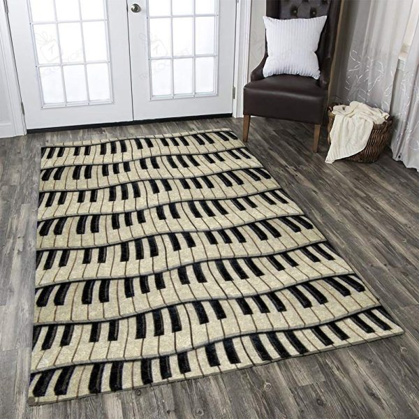 Piano Rectangle Area Rugs Carpet For Living Room, Bedroom, Kitchen Rugs, Non-Slip Carpet Rp124033 Print